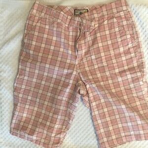 Caribbean Joe Pink Flat Front Shorts Casual Style EUC